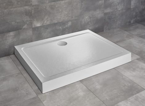  - Radaway Doros D Compact brodzik akrylowy 120x100 cm Stone biały SDRD12100504S - SDRD1210-05-04S - Łazienki Szydłowski