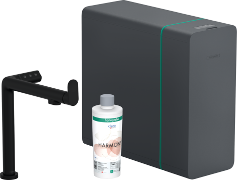 HANSGROHE Aqittura M91 SodaSystem 240, bateria kuchenna kolor czarny mat 76837670 76837670 od 