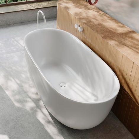  - KALDEWEI MEISTERSTÜCK OYO DUO wanna wolnostojąca, owalna 163 x 77 cm kolor biały 205043530001 - 205043530001 - Łazienki Szydłowski
