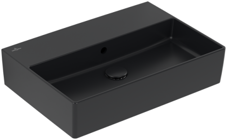  - VILLEROY&BOCH Memento 2.0 Umywalka 60 x 42 cm Pureblack CeramicPlus 4A2262R7 - 4A2262R7 - Łazienki Szydłowski