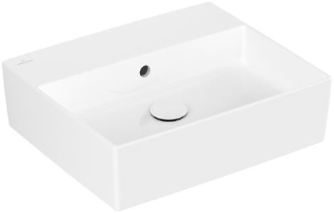  - VILLEROY&BOCH Memento 2.0 Umywalka stojąca na blacie 49,8 x 42  cm, z przelewem biały CeramicPlus 4A0752R1 - 4A0752R1 - Łazienki Szydłowski