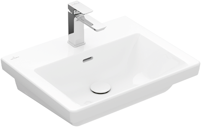 - VILLEROY&BOCH Subway 3.0 Umywalka 55 x 44 x 16,5cm, z przelewem, Nieszlifowany biały CeramicPlus 4A7057R1 - 4A7057R1 - Łazienki Szydłowski