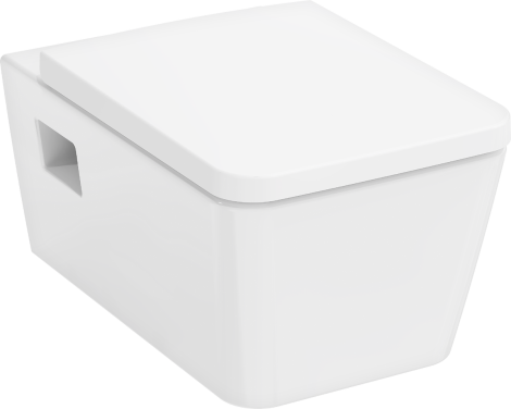  - HANSGROHE EluPura Original Q Miska wisząca WC 54 x 36 cm  AquaChannel Flush, z deską WC, SoftClose, QuickRelease biały 60289450 - 60289450 - Łazienki Szydłowski