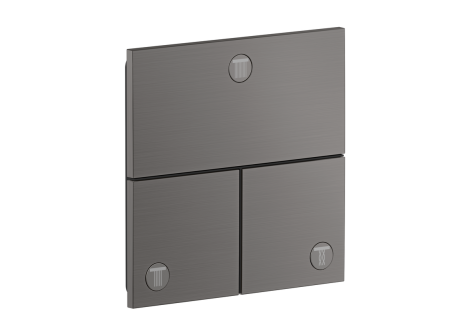 - AXOR ShowerSelect ID Zawór odcinający do 3 odbiorników, kwadratowy, podtynkowy czarny chrom szczotkowany 36780340 - 36780340 - Łazienki Szydłowski