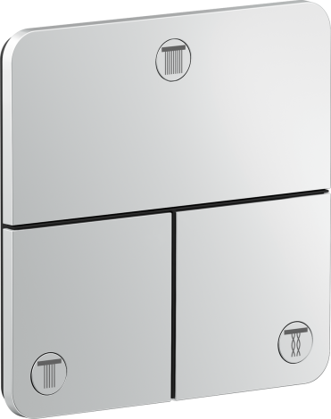  - AXOR ShowerSelect ID Zawór odcinający do 3 odbiorników, softsquare, podtynkowy chrom 36781000 - 36781000 - Łazienki Szydłowski