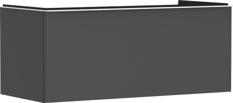 - HANSGROHE Xelu Q Szafka pod szlifowaną umywalkę wpuszczaną w blat z 1 szufladą 118 x 55 cm szary diament matowy 54063700 - 54063700 - Łazienki Szydłowski