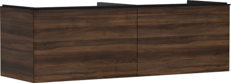 HANSGROHE Xelu Q Szafka pod szlifowaną umywalkę wpuszczaną w blat z 2 szufladami 156 x 55 cm ciemny orzech 54073670 54073670 od 