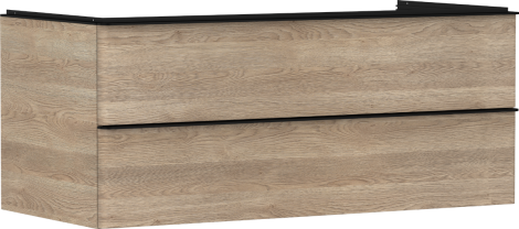 - HANSGROHE Xelu Q Szafka pod umywalkę nablatową z 2 szufladami 118 x 55 cm naturalny dąb 54084670 - 54084670 - Łazienki Szydłowski