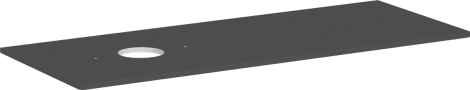 HANSGROHE Xelu Q Blat 136 x 55cm z wycięciem po lewej stronie pod umywalkę nablatową bez otworu na baterię szary diament matowy 54116910 54116910 od 