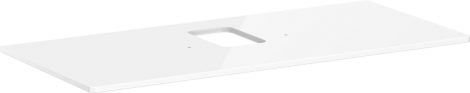 HANSGROHE Xelu Q Blat 118 x 55cm z wycięciem na środku pod umywalkę nablatową z otworem na baterię biały wysoki połysk 54122050 54122050 od 