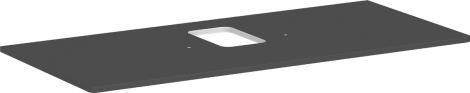 HANSGROHE Xelu Q Blat 118 x 55cm z wycięciem na środku pod umywalkę nablatową z otworem na baterię szary diament matowy 54122910 54122910 od 