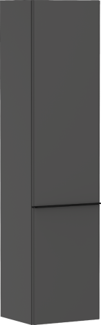  - HANSGROHE Xelu Q Szafka boczna wysoka 40 x 35 cm, drzwi prawe, Szary Diament Matowy 54140670 - 54140670 - Łazienki Szydłowski