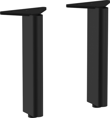  - HANSGROHE Xelu Q Nóżki do szafki 17,5 x 6 cm, 2 sztuki czarny mat 54145670 - 54145670 - Łazienki Szydłowski