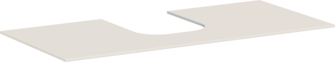 - HANSGROHE Xevolos E Blat 118 x 55cm z wycięciem na środku pod umywalkę wpuszczaną, szlifowaną 50 x 48cm i 60 x 48cm, piaskowy beż matowy 54210780 - 54210780 - Łazienki Szydłowski
