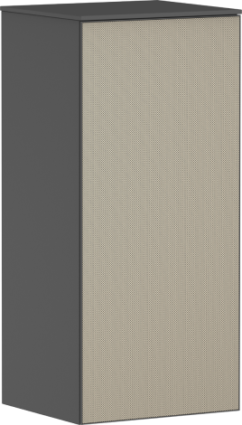  - HANSGROHE Xevolos E Szafka boczna średnia 40 x 36 cm, drzwi lewe, szary łupek mat 54214390 - 54214390 - Łazienki Szydłowski