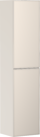 - HANSGROHE Xevolos E Szafka boczna wysoka 40 x 36cm, drzwi prawe, piaskowy beż matowy 54222790 - 54222790 - Łazienki Szydłowski