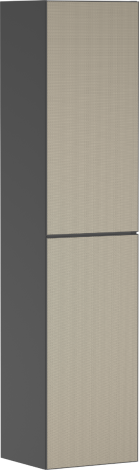 - HANSGROHE Xevolos E Szafka boczna wysoka 40 x 36cm, drzwi prawe, szary łupek matowy 54223390 - 54223390 - Łazienki Szydłowski