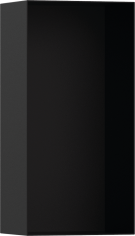 - HANSGROHE XtraStoris Minimalistic Wnęka ścienna bez ozdobnej ramki 30 x 15 x 10 cm czarny mat 56070670 - 56070670 - Łazienki Szydłowski