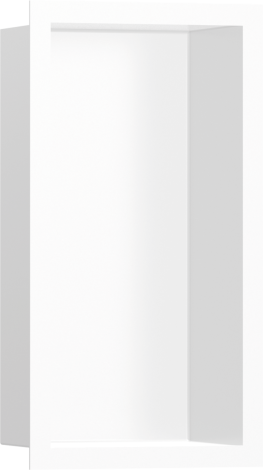 - HANSGROHE XtraStoris Individual Wnęka ścienna z ozdobną ramką biały mat 30 x 15 cm 56096700 - 56096700 - Łazienki Szydłowski