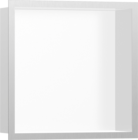 HANSGROHE XtraStoris Individual Wnęka ścienna z ozdobną ramką 30x30cm stal szlachetna szczotkowana 56099800 56099800 od 