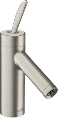  - AXOR Starck Classic Jednouchwytowa bateria umywalkowa 70 z kompletem odpływowym z cięgłem stal szlachetna optyczna 10010800 - 10010800 - Łazienki Szydłowski