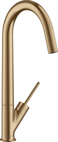  - AXOR Starck bateria kuchenna 300 z obrotową wylewką czerwone złoto szczotkowane 10822310 - 10822310 - Łazienki Szydłowski