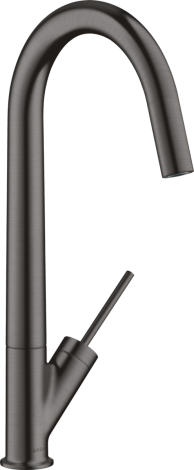 - AXOR Starck Jednouchwytowa bateria kuchenna 300 z obrotową wylewką czarny chrom szczotkowany 10822340 - 10822340 - Łazienki Szydłowski