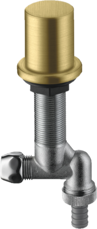  - AXOR Zawór odcinający do montażu w blacie kuchennym mosiądz szczotkowany 10823950 - 10823950 U - Łazienki Szydłowski