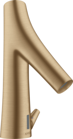  - AXOR Starck Organic Elektroniczna bateria umywalkowa z bieżącą regulacją temperatury, zasilana baterią brąz szczotkowany 12171140 - 12171140 - Łazienki Szydłowski