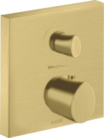  - AXOR Starck Organic Bateria termostatyczna  do 2 odbiorników, podtynkowa mosiądz szczotkowany 12716950 - 12716950 - Łazienki Szydłowski