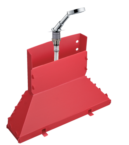  - AXOR Zestaw główki prysznicowej do montażu na brzegu wanny, Secuflex chrom 19418000 - 19418000 - Łazienki Szydłowski