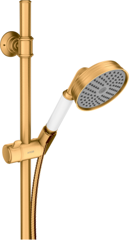  - AXOR Montreux Zestaw prysznicowy 90 cm z główką prysznicową 100 1jet złoty optyczny szczotkowany 27982250 - 27982250 - Łazienki Szydłowski