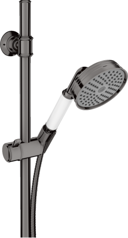  - AXOR Montreux Zestaw prysznicowy 90 cm z główką prysznicową 100 1jet czarny chrom polerowany 27982330 - 27982330 - Łazienki Szydłowski