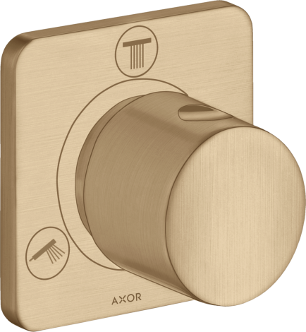 - AXOR Citterio M Zawór odcinająco-przełączający Trio/Quattro, podtynkowy brąz szczotkowany 34920140 - 34920140 U - Łazienki Szydłowski