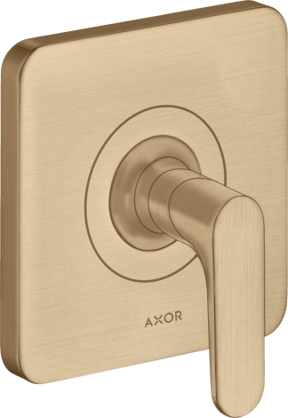  - AXOR Citterio M Zawór odcinający, podtynkowy brąz szczotkowany 34960140 - 34960140 U - Łazienki Szydłowski