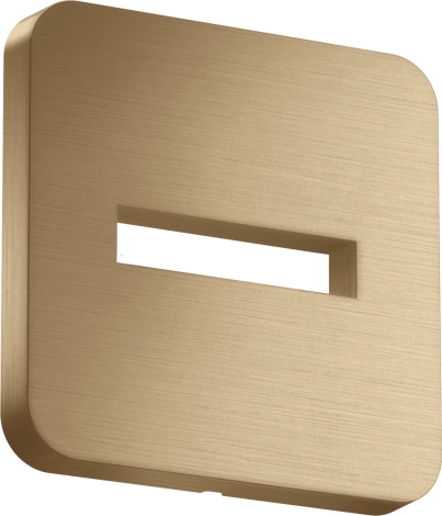 - AXOR ShowerSolutions Rozeta, softsquare brąz szczotkowany 35214140 - 35214140 - Łazienki Szydłowski