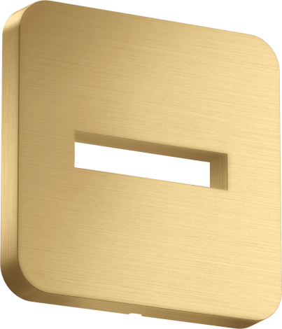  - AXOR ShowerSolutions Rozeta, softsquare złoty optyczny szczotkowany 35214250 - 35214250 U - Łazienki Szydłowski