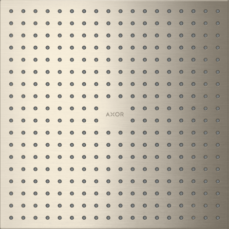  - AXOR ShowerSolutions Głowica prysznicowa 300/300 1jet do montażu w suficie nikiel szczotkowany 35317820 - 35317820 - Łazienki Szydłowski