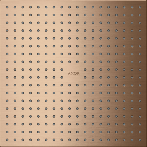 AXOR ShowerSolutions Głowica prysznicowa 300/300 2jet do montażu w suficie czerwone złoto szczotkowane 35321310 35321310 od 