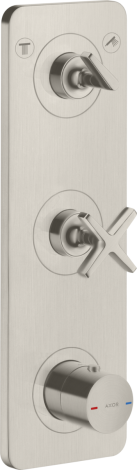  - AXOR Citterio E Moduł termostatyczny 380/120 do 2 odbiorników z płytką, podtynkowy stal szlachetna optyczna 36703800 - 36703800 - Łazienki Szydłowski