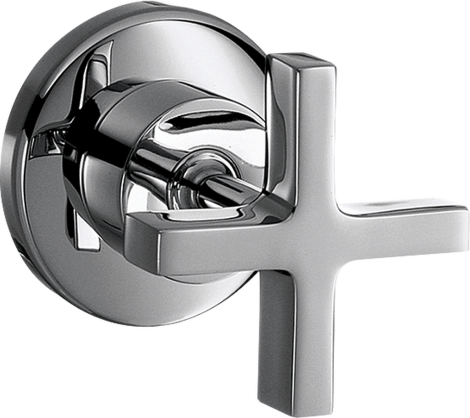  - AXOR Citterio Zawór odcinający z uchwytem krzyżowym, podtynkowy chrom 39965000 - 39965000 - Łazienki Szydłowski