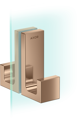  - AXOR Universal Rectangular Uchwyt drzwi prysznicowych czerwony złoty polerowany 42639300 - 42639300 - Łazienki Szydłowski