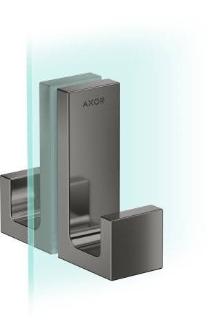  - AXOR Universal Rectangular Uchwyt drzwi prysznicowych czarny chrom polerowany 42639330 - 42639330 - Łazienki Szydłowski