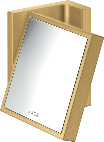 - AXOR Universal Rectangular Lusterko kosmetyczne złoty optyczny szczotkowany 42649250 - 42649250 - Łazienki Szydłowski