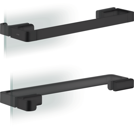 - AXOR Universal Softsquare Uchwyt drzwi prysznicowych 44,4 cm czarny mat 42837670 - 42837670 - Łazienki Szydłowski