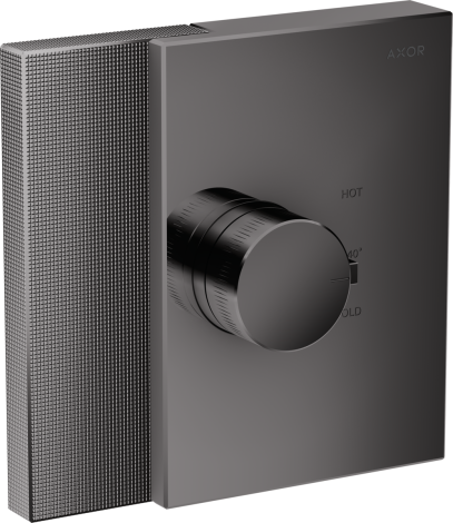  - AXOR Edge Bateria termostatyczna HighFlow, podtynkowa, szlif diamentowy czarny chrom polerowany 46741330 - 46741330 - Łazienki Szydłowski