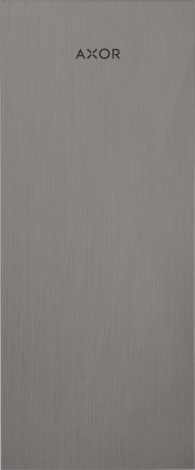 - AXOR MyEdition Płytka 24,5cm metal czarny chrom szczotkowany 47904340 - 47904340 - Łazienki Szydłowski