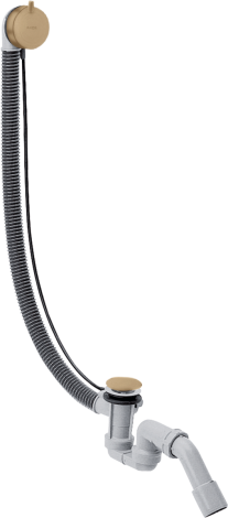  - AXOR Kompletny syfon wannowy z przelewem, specjalny brąz szczotkowany 58318140 - 58318140 - Łazienki Szydłowski