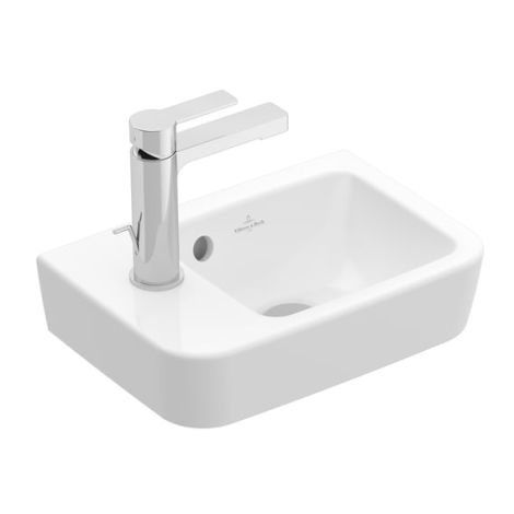 Villeroy & Boch O.novo umywalka 36 x 25 cm z przelewem biała ceramicPlus 434236R1 434236R1 od 