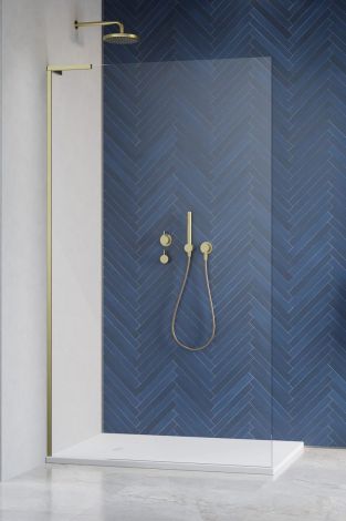  - RADAWAY Walk-In Modo SL II 90 cm  wersja lewa brushed gold 103190949901L - 10319094-99-01L - Łazienki Szydłowski